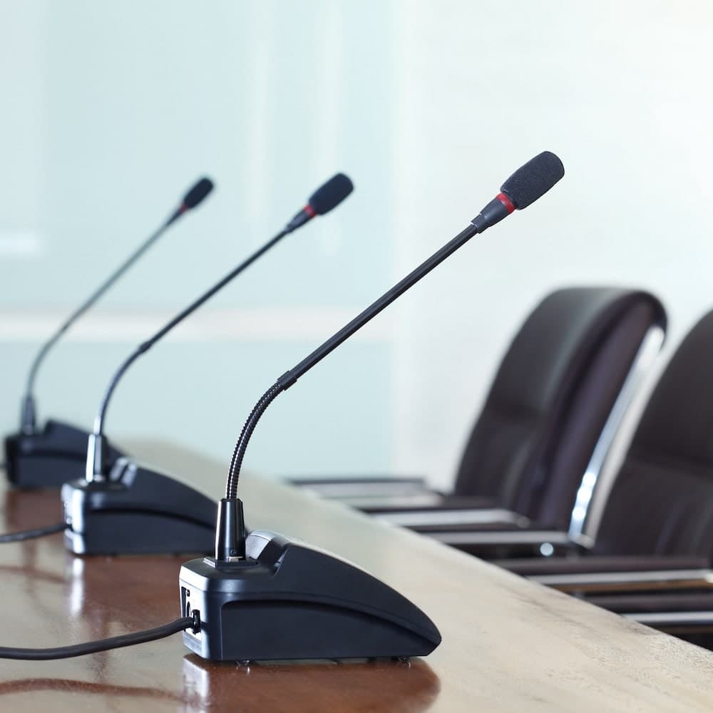 Zestaw mikrofonów konferencyjnych